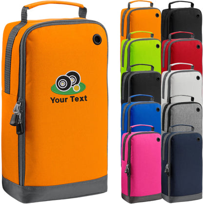 Bowls Logo 2 Personalised Embroidered Shoe Bag