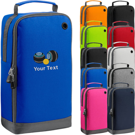 Bowls Logo 5 Personalised Embroidered Shoe Bag