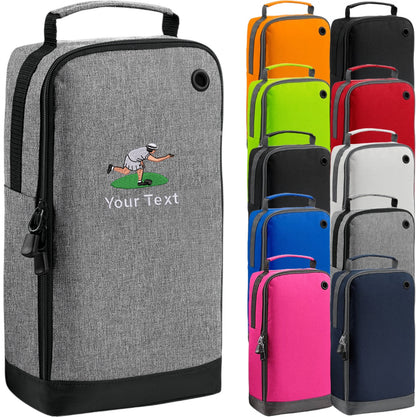 Bowls Lady Personalised Embroidered Shoe Bag