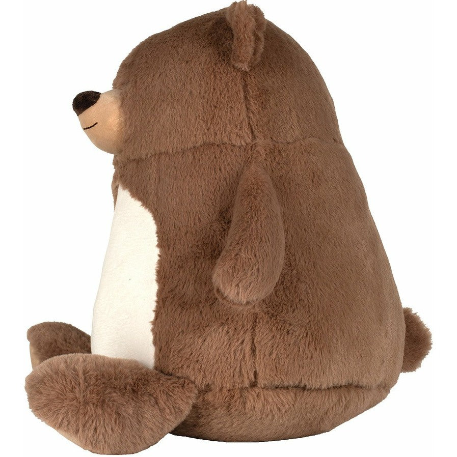 Personalised Embroidered Mumbles Chunky Brown Bear Soft Toy