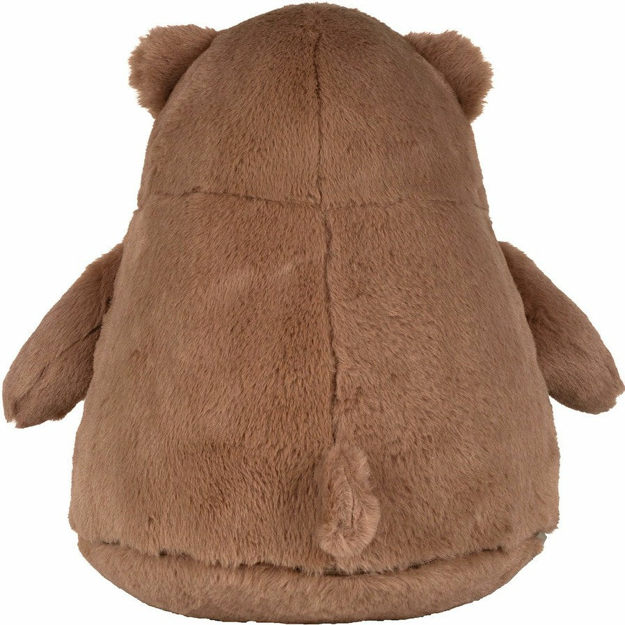 Personalised Embroidered Mumbles Chunky Brown Bear Soft Toy