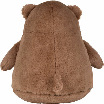 Personalised Embroidered Mumbles Chunky Brown Bear Soft Toy