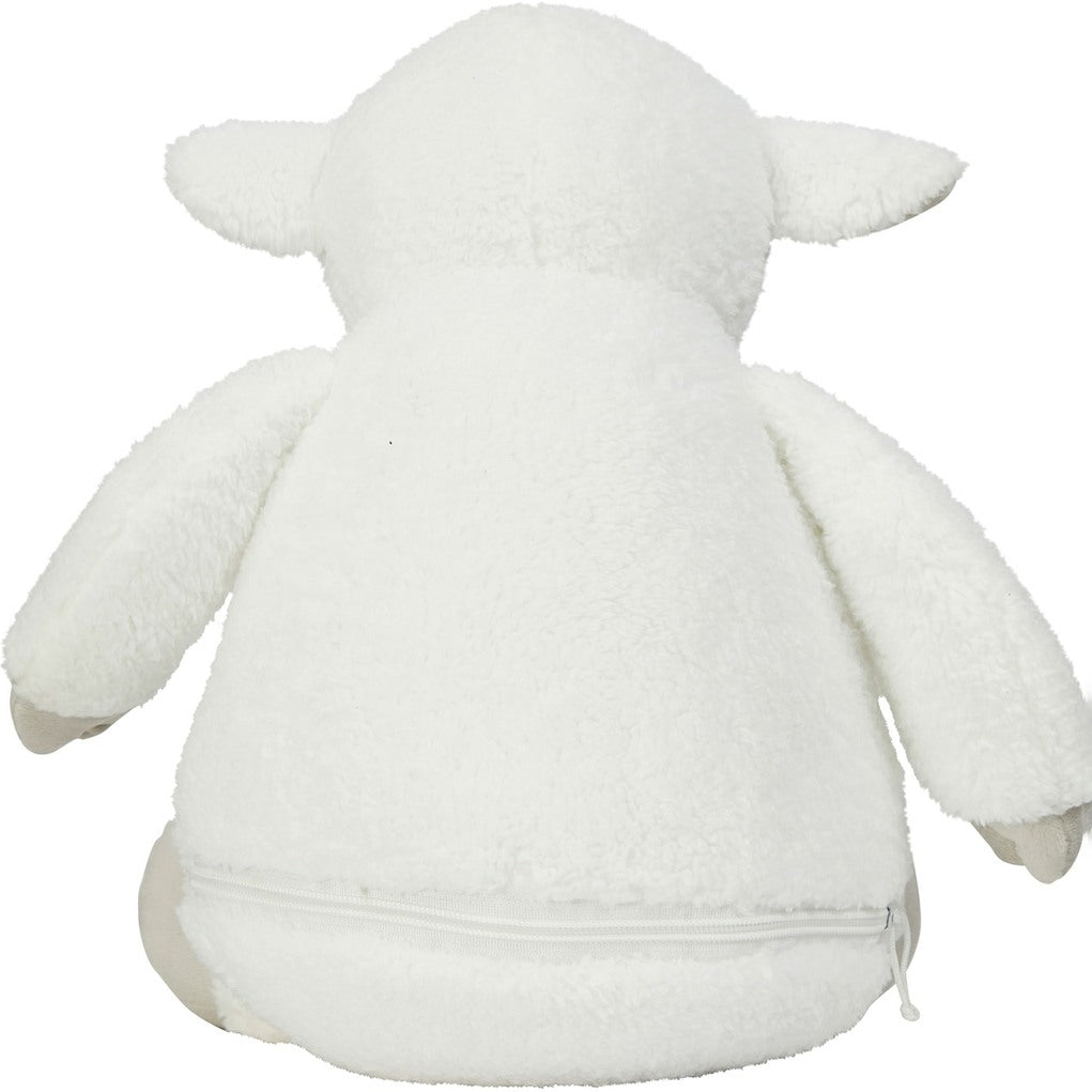 Personalised Embroidered Mumbles Lamb Soft Toy