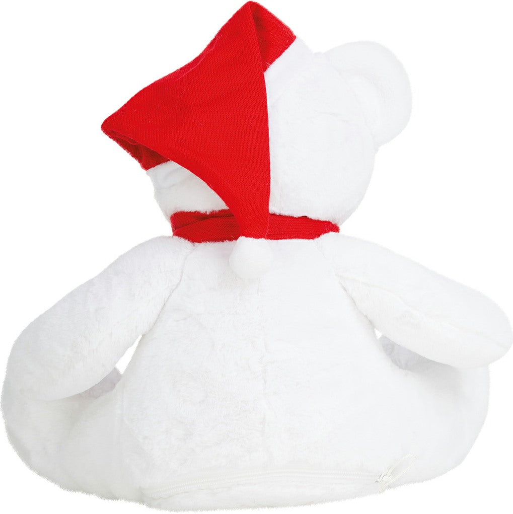 Personalised Embroidered Mumbles Christmas Bear Soft Toy
