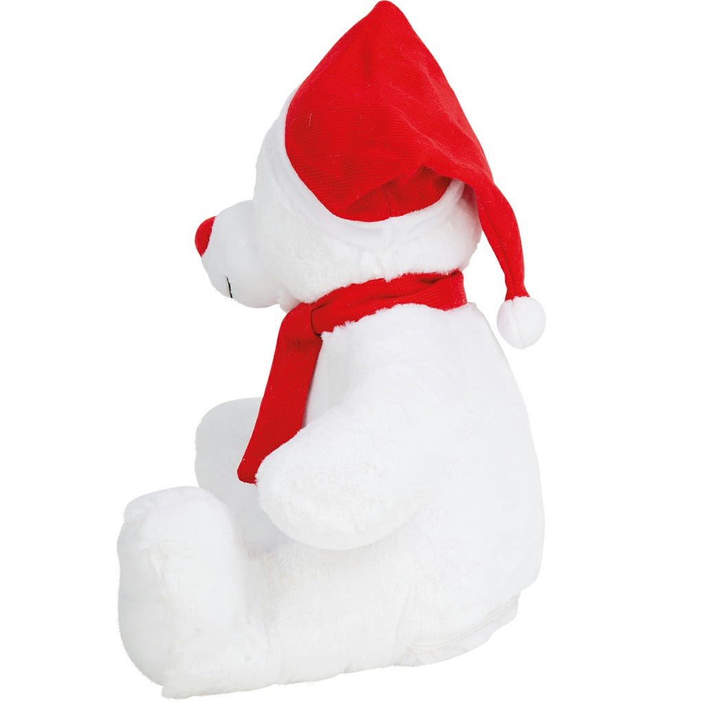Personalised Embroidered Mumbles Christmas Bear Soft Toy