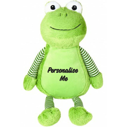 Personalised Embroidered Tummi Frog Soft Toy