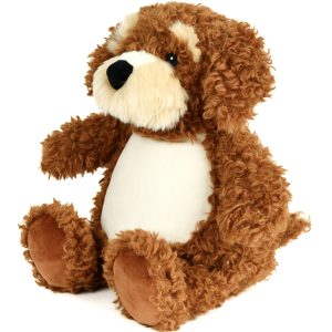 Alternative view of Personalised Embroidered Cockapoo Dog Soft Toy