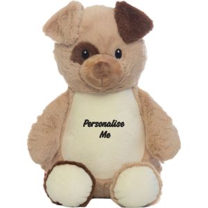Personalised Embroidered Dog Soft Toy
