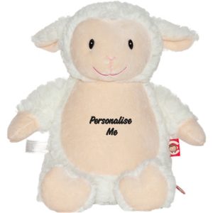 Personalised Embroidered Lamb Soft Toy