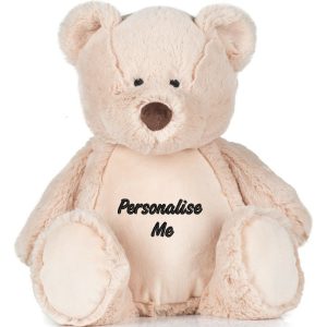 Personalised Embroidered Mumbles Teddy Soft Toy