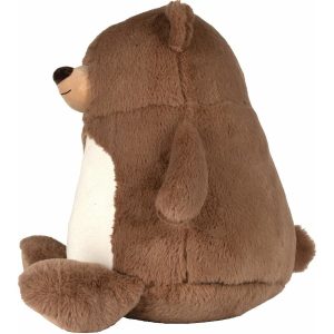 Alternative view of Personalised Embroidered Mumbles Chunky Brown Bear Soft Toy