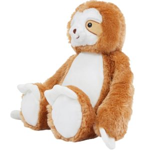 Alternative view of Personalised Embroidered Mumbles Sloth Soft Toy