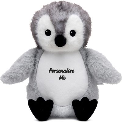 Personalised Embroidered Baby Penguin Soft Toy