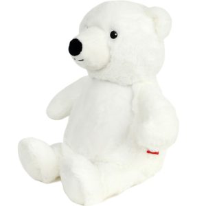 Alternative view of Personalised Embroidered Polar Bear Soft Toy