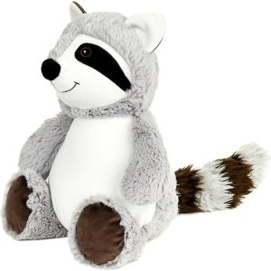 Alternative view of Personalised Embroidered Racoon Soft Toy