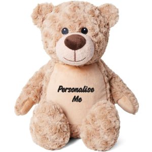 Personalised Embroidered Tummi Beige Bear Soft Toy