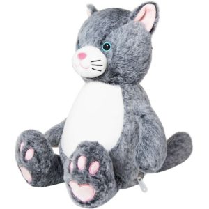 Alternative view of Personalised Embroidered Tummi Cat Soft Toy
