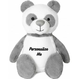 Personalised Embroidered Tummi Panda Bear Soft Toy