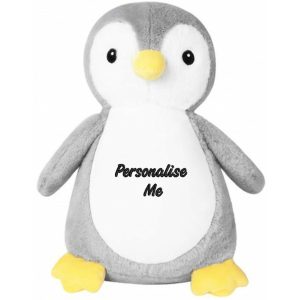 Personalised Embroidered Tummi Penguin Soft Toy